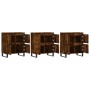 Sideboards 3 Einheiten aus geräuchertem Eichensperrholz von vidaXL, Sideboards - Ref: Foro24-3190210, Preis: 227,54 €, Rabatt: %
