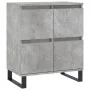 Aparadores 3 uds madera contrachapada gris hormigón by vidaXL, Sideboards - Ref: Foro24-3190209, Price: 232,20 €, Discount: %