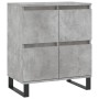 Aparadores 3 uds madera contrachapada gris hormigón by vidaXL, Sideboards - Ref: Foro24-3190209, Price: 235,49 €, Discount: %