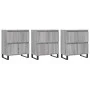 Sideboards 3 units plywood gray Sonoma by vidaXL, Sideboards - Ref: Foro24-3190211, Price: 224,85 €, Discount: %
