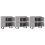 Sideboards 3 units plywood gray Sonoma by vidaXL, Sideboards - Ref: Foro24-3190211, Price: 224,85 €, Discount: %