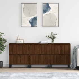 Sideboards 3 Einheiten aus eichenbraunem Sperrholz von vidaXL, Sideboards - Ref: Foro24-3190212, Preis: 264,08 €, Rabatt: %