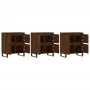 Sideboards 3 units oak brown plywood by vidaXL, Sideboards - Ref: Foro24-3190212, Price: 260,03 €, Discount: %