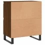 Sideboards 3 units oak brown plywood by vidaXL, Sideboards - Ref: Foro24-3190212, Price: 260,03 €, Discount: %