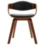 Esszimmerstühle 4 Stück aus gebogenem Holz und Kunstleder von vidaXL, Essstühle - Ref: Foro24-3054812, Preis: 550,73 €, Rabat...