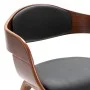 Esszimmerstühle 4 Stück aus gebogenem Holz und Kunstleder von vidaXL, Essstühle - Ref: Foro24-3054812, Preis: 550,73 €, Rabat...