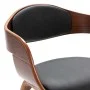 Sillas de comedor 6 unidades madera curvada y cuero sintético de vidaXL, Sillas de comedor - Ref: Foro24-3054813, Precio: 939...