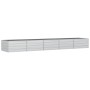 Verzinkter Stahl-Pflanzkübel Silber 400x80x45 cm von vidaXL, Töpfe und Pflanzgefäße - Ref: Foro24-316899, Preis: 83,85 €, Rab...