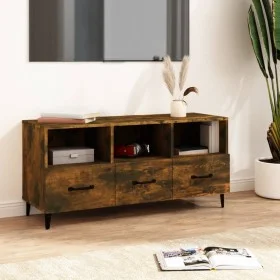 TV-Möbel Sperrholz Räuchereiche 102x35x50 cm von vidaXL, TV-Möbel - Ref: Foro24-817498, Preis: 84,81 €, Rabatt: %