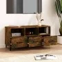 TV-Möbel Sperrholz Räuchereiche 102x35x50 cm von vidaXL, TV-Möbel - Ref: Foro24-817498, Preis: 84,81 €, Rabatt: %