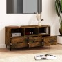 TV-Möbel Sperrholz Räuchereiche 102x35x50 cm von vidaXL, TV-Möbel - Ref: Foro24-817498, Preis: 85,90 €, Rabatt: %