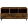 TV-Möbel Sperrholz Räuchereiche 102x35x50 cm von vidaXL, TV-Möbel - Ref: Foro24-817498, Preis: 84,81 €, Rabatt: %