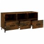 TV-Möbel Sperrholz Räuchereiche 102x35x50 cm von vidaXL, TV-Möbel - Ref: Foro24-817498, Preis: 85,90 €, Rabatt: %
