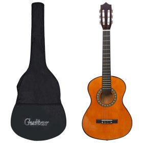 Guitarra clásica para principiante y niño con funda 1/2 34"