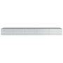 Verzinkter Stahl-Pflanzkübel Silber 400x80x45 cm von vidaXL, Töpfe und Pflanzgefäße - Ref: Foro24-316899, Preis: 83,85 €, Rab...