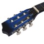 Guitarra clásica para principiantes con funda azul 3/4 36"