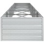 Verzinkter Stahl-Pflanzkübel Silber 400x80x45 cm von vidaXL, Töpfe und Pflanzgefäße - Ref: Foro24-316899, Preis: 83,85 €, Rab...