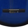 Guitarra clásica para principiantes con funda azul 3/4 36"