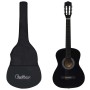 Guitarra clásica para principiantes con funda negro 3/4 36" by vidaXL, Guitars - Ref: Foro24-3055889, Price: 68,74 €, Discoun...