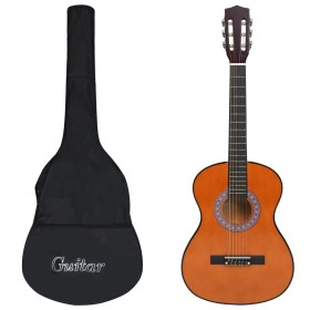 Guitarra clásica para principiantes con funda 3/4 36"