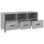 Mueble de TV madera contrachapada gris Sonoma 102x35x50 cm de vidaXL, Muebles TV - Ref: Foro24-817499, Precio: 88,60 €, Descu...