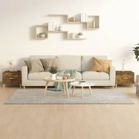 Couchtisch 2 Stück, Holzwerkstoff, geräucherte Eiche, 50 x 50 x 40 cm von vidaXL, Couchtisch - Ref: Foro24-817532, Preis: 59,...