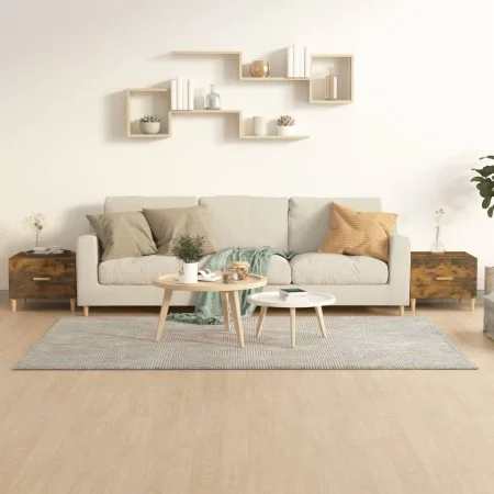 Couchtisch 2 Stück, Holzwerkstoff, geräucherte Eiche, 50 x 50 x 40 cm von vidaXL, Couchtisch - Ref: Foro24-817532, Preis: 59,...
