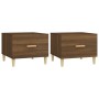 Couchtische, 2 Stück, Eichenbraun, Holzwerkstoff, 50 x 50 x 40 cm von vidaXL, Couchtisch - Ref: Foro24-817536, Preis: 62,38 €...