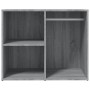 Mueble vestidor madera contrachapada gris Sonoma 80x40x65 cm de vidaXL, Taquillas y armarios de almacenamiento - Ref: Foro24-...