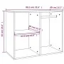 Dressing room furniture in gray Sonoma plywood 80x40x65 cm by vidaXL, Lockers and storage cabinets - Ref: Foro24-820506, Pric...