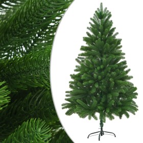 Árbol artificial de Navidad con hojas realistas 210 cm verde