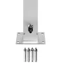 Garden shower with gray base 225 cm stainless steel by vidaXL, Pool and spa accessories - Ref: Foro24-3070782, Price: 278,30 ...