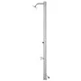 Ducha de jardín con base gris 220 cm acero inoxidable de vidaXL, Accesorios para piscinas y spa - Ref: Foro24-3070783, Precio...