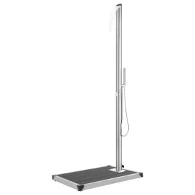 Garden shower with gray base 225 cm stainless steel by vidaXL, Pool and spa accessories - Ref: Foro24-3070785, Price: 295,66 ...