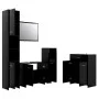 4-piece black bathroom furniture set by vidaXL, Bathroom furniture - Ref: Foro24-3071712, Price: 226,17 €, Discount: %