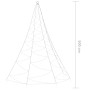 Wandbaum mit Metallhaken 720 warmweiße LEDs 5 m von vidaXL, Schläuche und Lichterketten - Ref: Foro24-328644, Preis: 35,54 €,...