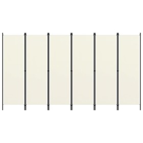 Trennwand mit 6 Paneelen weiß 300x180 cm von vidaXL, Raumteiler - Ref: Foro24-320727, Preis: 41,13 €, Rabatt: %