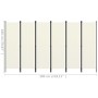 Trennwand mit 6 Paneelen weiß 300x180 cm von vidaXL, Raumteiler - Ref: Foro24-320727, Preis: 41,13 €, Rabatt: %