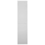 Armario oficina puerta corredera acero gris claro 90x40x180 cm