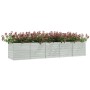 Arriate de acero galvanizado plateado 400x80x77 cm de vidaXL, Maceteros y jardineras - Ref: Foro24-316900, Precio: 126,84 €, ...
