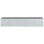 Arriate de acero galvanizado plateado 400x80x77 cm de vidaXL, Maceteros y jardineras - Ref: Foro24-316900, Precio: 126,84 €, ...