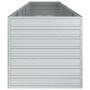 Arriate de acero galvanizado plateado 400x80x77 cm de vidaXL, Maceteros y jardineras - Ref: Foro24-316900, Precio: 126,84 €, ...