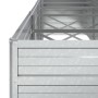 Arriate de acero galvanizado plateado 400x80x77 cm de vidaXL, Maceteros y jardineras - Ref: Foro24-316900, Precio: 126,84 €, ...
