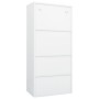 Armario de acero blanco 80x50x180 cm