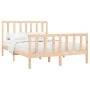 Solid pine wood bed frame 140x200 cm by vidaXL, Beds and slatted bases - Ref: Foro24-3106703, Price: 124,84 €, Discount: %