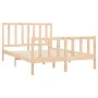 Solid pine wood bed frame 140x200 cm by vidaXL, Beds and slatted bases - Ref: Foro24-3106703, Price: 124,84 €, Discount: %