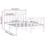 Solid pine wood bed frame 140x200 cm by vidaXL, Beds and slatted bases - Ref: Foro24-3107028, Price: 125,34 €, Discount: %