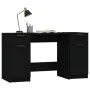 Schwarzer Sperrholzschreibtisch mit Beistellschrank von vidaXL, Schreibtische - Ref: Foro24-3115909, Preis: 189,55 €, Rabatt: %