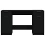 Escritorio con armario lateral madera contrachapada negro de vidaXL, Escritorios - Ref: Foro24-3115909, Precio: 201,20 €, Des...