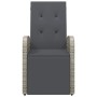 Reclining garden armchairs with cushions 2 pcs gray PE rattan by vidaXL, Garden chairs - Ref: Foro24-319538, Price: 301,30 €,...